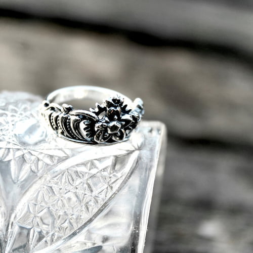 桜ノ君アガペー ピンキーリング【燻し仕上げ】