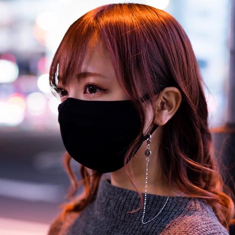鎌田 紘子『Amulet』マスクチェーン【Blackspinel】※特典終了